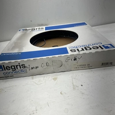 Tubo neumático de caja abierta Legris 4 mm gris Od #f 1100u04 (100 m) Foto 1 de 4