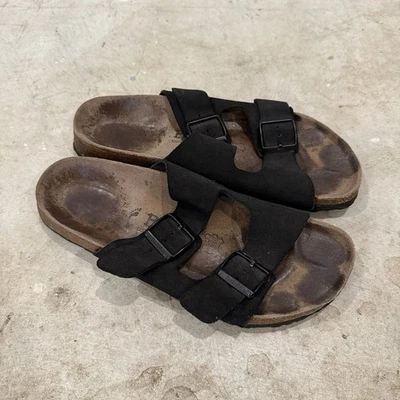 Betula by Birkenstock Sandal Womens 41 Black Slides Straps Buckles - Image 1 of 4