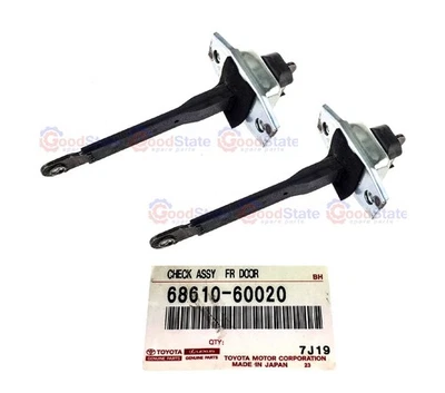 Genuine Toyota LandCruiser 80 Series FZJ FJ Front Door Check Arm Stop Strap x2 - Image 1 of 3