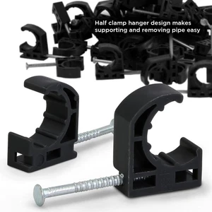 3/4 pollici Mezzo Morsetto J-Hook Con Chiodo Per Tubo PEX Supporto Confezione da 100 Appendiabiti - Foto 1 di 7