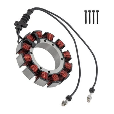 Estator para Harley Davidson FLHT FLHP FLTR Road King Electra Glide Road Glide 12V Foto 1 de 4