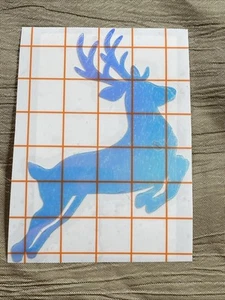 Hirsch Bock Aufkleber Sticker, holografisches Vinyl - Bild 1 von 7