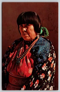 Postal anciana india americana mujer nativa americana - Imagen 1 de 2
