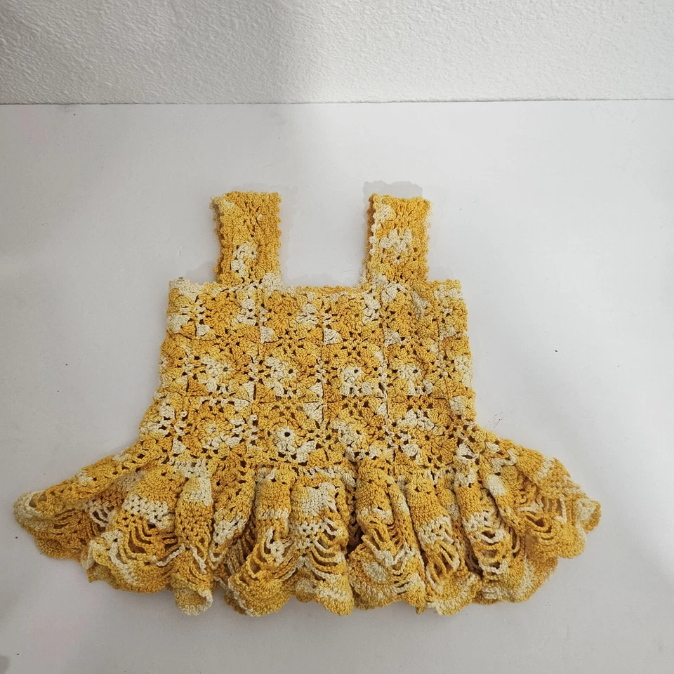 Crochet Dress ,Top, For a Baby Or A Doll. Excellent Condition! - Image 1 of 4