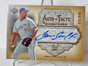 2006 Upper Deck Artifacts - Auto-Facts Jose Capellan #AF-CP /800 (AU) - Picture 1 of 2