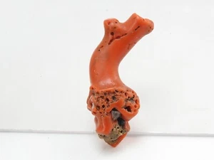 Natural Italian Red Coral Polished Rough Stick Gemstone For Jewelry - Picture 1 of 6
