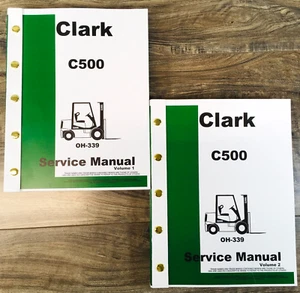 Clark C500-Y50 C500-Hy50 Forklift Service Repair Shop Manual C500Y50 C500Hy50 - Picture 1 of 9