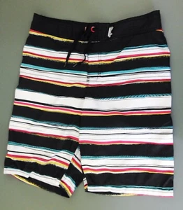 Mambo Australia Boardshorts Herren klein bunt gestreift Mesh gefüttert Shorts - Bild 1 von 5