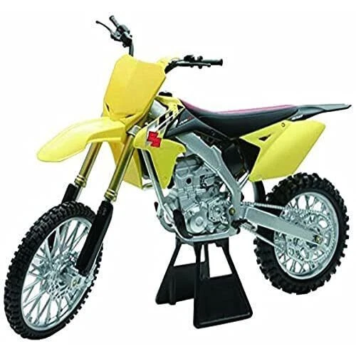 NEW RAY 1:6 DIE CAST  METALLO E PLASTICA MOTO SUZUKI RM-Z450 GIALLO   ART 49473 - Immagine 1 di 3