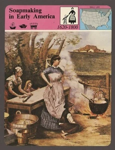 Seifenherstellung im frühen Amerika Geschichte Amerikas Alltag Geschichte Karte - Bild 1 von 1