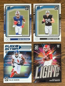 Donruss Optic Football Base Rated Novatos 2024; ¡Tú eliges! ¡Completa tu set! PYC - Imagen 1 de 114