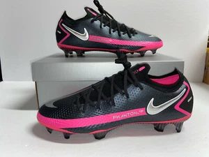 Nike Phantom GT Elite FG Black Pink ACC Men's Size 10 Soccer Cleats CK8439-006 - Picture 1 of 8