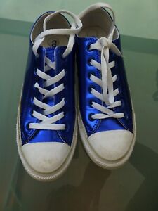 Converse All Star Classic Damen Sneaker Gr. 39 Lackleder Blau