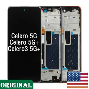 Pantalla táctil LCD OEM ± Marco para Boost Mobile Celero 5G / 5G+ 2024 / Celero3 5G+ - Imagen 1 de 8