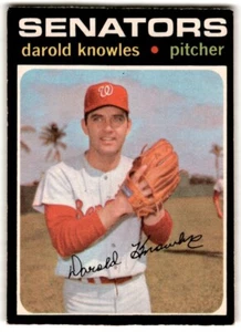 1971 O-Pee-Chee Darold Knowles #261 A Washington Senators - Picture 1 of 2