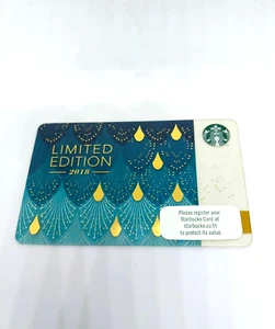 Starbucks Card Gift Card Mermaid Limited Edition for Collecting Thailand 2018 - Picture 1 of 3