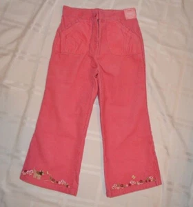 Gymboree  PRIMROSE Pink Corduroy Pants w/Puppy NWT Sz 4t 5T - Picture 1 of 2