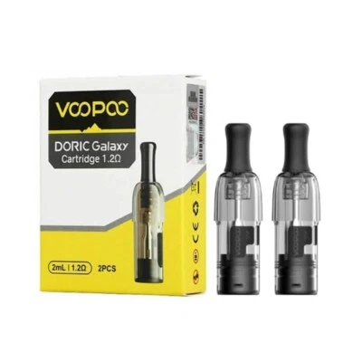 VOOPOO DORIC Replacement Pod Cartridges 2ml Pack of 2 - FREE POSTAGE ABOVE £10 MIX&MATC