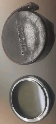 Vintage 60's Nikon Nikkor 52mm Polar Lens w/ Leather Case, Excellent Condition - Image 1 of 2