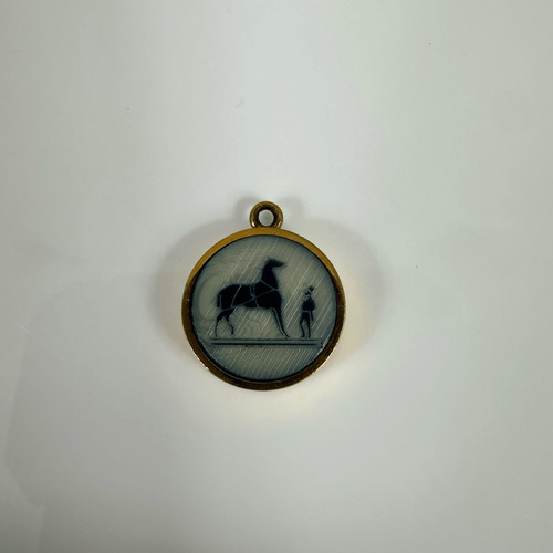 HERMÈS Ciondolo Hermes Corozo solo ciondolo vintage tono oro