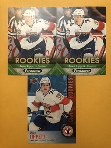 Owen Tippett Florida Panthers 3 Card Lot Parkhurst Rookie