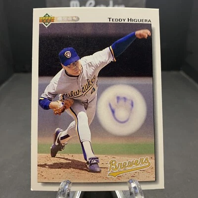 1992 Upper Deck Teddy Higuera #138 Milwaukee Brewers - Image 1 of 2