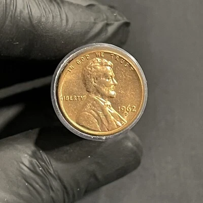 1962 D Lincoln Cent Copper BU (PLEASE READ DESCRIPTION) - Image 1 of 2