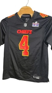 Nike Kansas City Chiefs Rice Super Bowl LVIII Trikot schwarz Erwachsene Größe Large neu mit Etikett - Bild 1 von 7