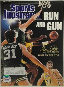 Byron Scott Hand Signed Autographed Sports Illustrated Magazine Lakers PSA/DNA - Picture 1 of 3