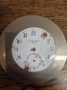 Spilla Quadrante Smaltato Orologio da Tasca vintage  Cm. 7  (V3) ^ - Imagen 1 de 3