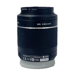 Sony DT 55-200mm f4-5.6 SAM Lens SAL55200-2 A Mount With 2 Caps Great Condition - Picture 1 of 9
