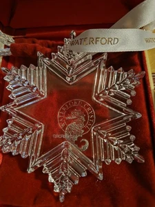 Waterford 2021 Cristal Copo de Nieve Adorno de Navidad - Imagen 1 de 4