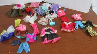 Barbie ~ Large Lot of Small Stacie ? Kelly ? Chelsea ? DOLL CLOTHES~ Lot 223 - Image 1 of 4