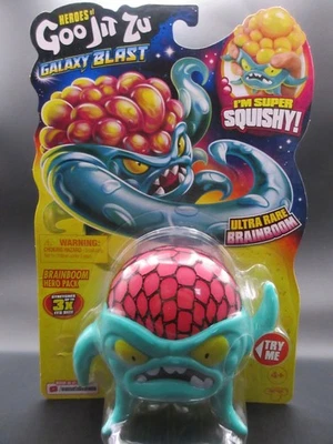 2021 Heroes Of Goo Jit Zu ULTRA RARE Galaxy Blast BRAINBOOM Hero Pack - Image 1 of 4