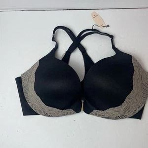 Neuer Victoria's Secret Push-up-BH schwarz mit Spitze neu mit Etikett 36D - Bild 1 von 8
