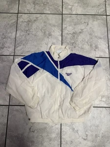Giacca a vento vintage Reebok grande logo uomo taglia XL - Foto 1 di 10