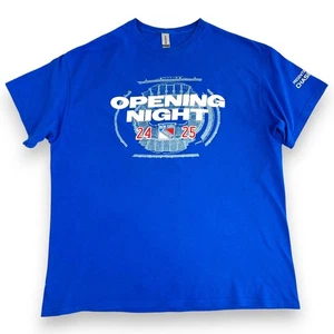 New York Rangers Camicia Uomo XL Opening Night 24-25 MSG Gildan Chase - Foto 1 di 10