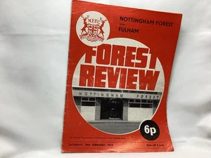 Nottingham Forest v Fulham Division Two February 1973 - Picture 1 of 1