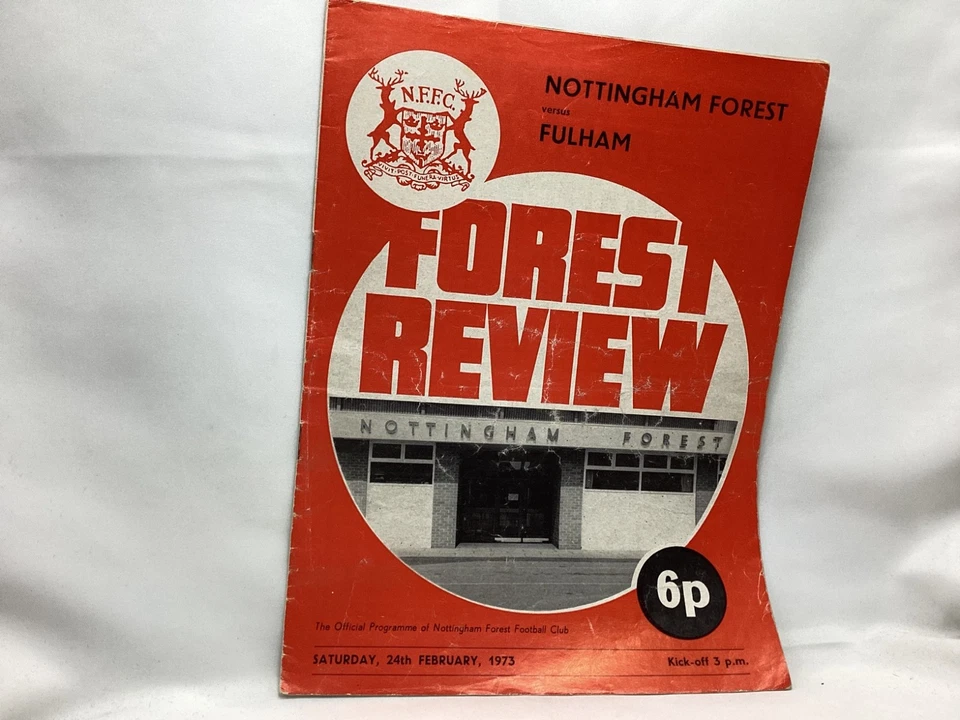Nottingham Forest v Fulham Division Two February 1973 - Image 1 of 1