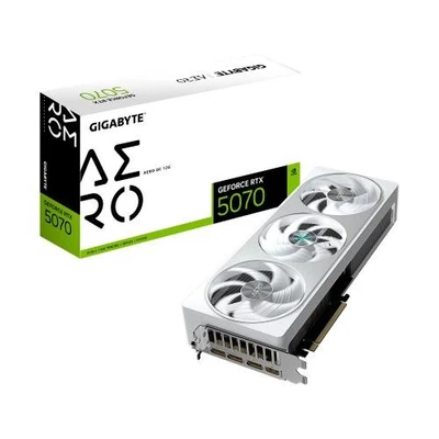 GIGABYTE GeForce RTX 5070 AERO OC 12GB Graphic Card - NVIDIA Blackwell architect - Image 1 of 4