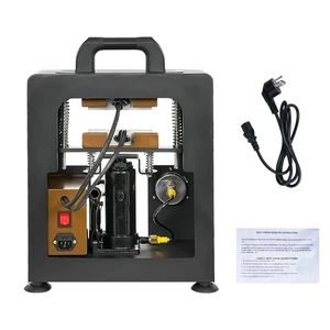 Prensa de calor hidráulica manual de 5 toneladas - Placas de calefacción dobles de 300 W - Enchufe Reino Unido - Imagen 1 de 11