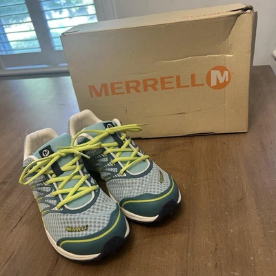 Zapatos Merrell Niños Talla 5 Azul Bretaña Mezcla Master Jam Trail Running J95558 Foto 1 de 4