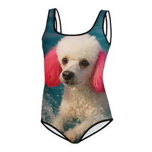 All-Over Print Youth Swimsuit Loleypop - Picture 1 of 29