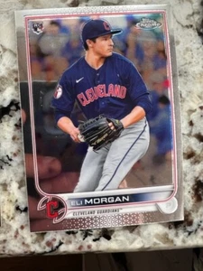2022 TOPPS CHROME ROOKIE CARD CLEVELAND GUARDIANS ELI MORGAN #62 - Picture 1 of 1