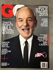 GQ Magazine Bill Murray Snoop Dogg Judd Apatow January 2013 SHIPS FREE - Foto 1 di 1