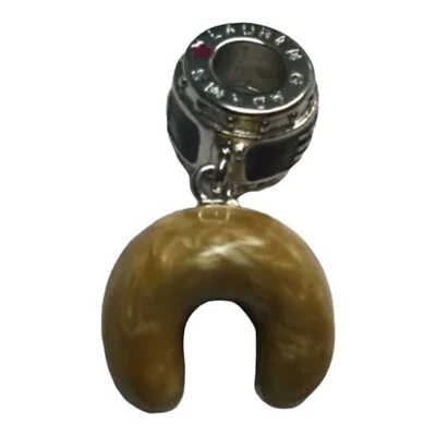 LAUREN G ADAMS RODIO Y ESMALTE GALLETA DE LA FORTUNA ENCANTO ABALORIO Foto 1 de 4