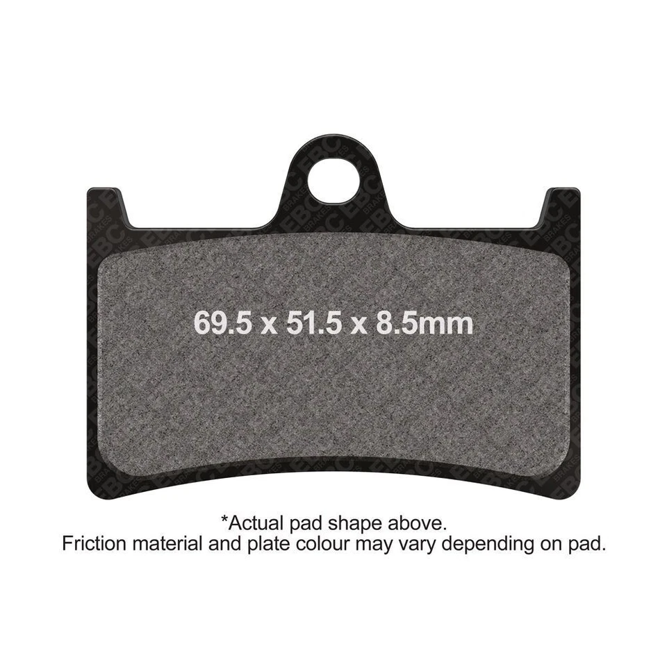 EBC HH Sintered Street Brake Pad Front Left Yamaha XSR 900 MTM 850 ABS 2016-2023 - Image 1 of 1