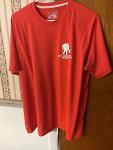 Under Armour Wounded Warrior Project Men's Loose Heat Gear XL Shirt Red