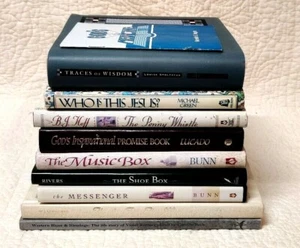 Lot of 13 Religious Christianity Books Green Hoff Lucado Bunn Rivers Inspiration - Imagen 1 de 10