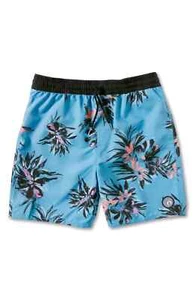 Volcom L39540 Kids Blue Earthly Delight Swim Trunks Size XL - Picture 1 of 2